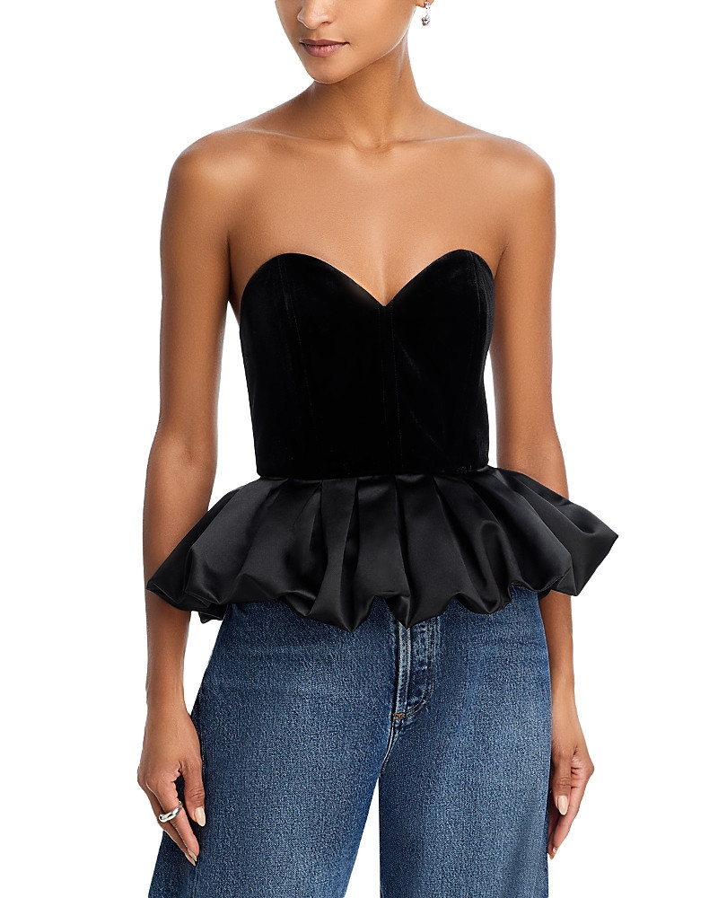 Aqua Strapless Velvet Top - Exclusive | Bloomingdale's (US)