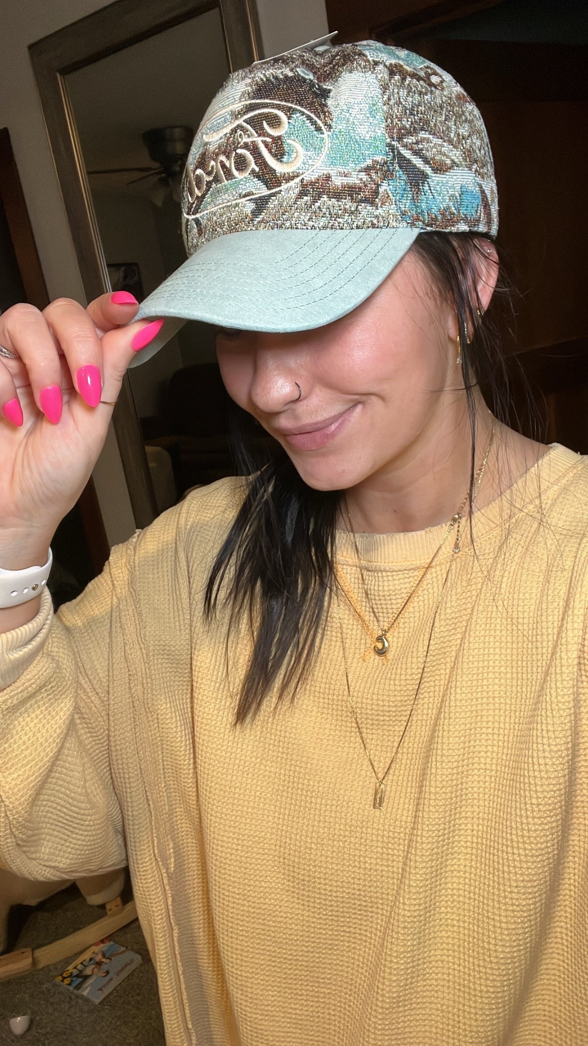 Hat from target! 

#LTKmomlife #LTKSeasonal #LTKSaleAlert