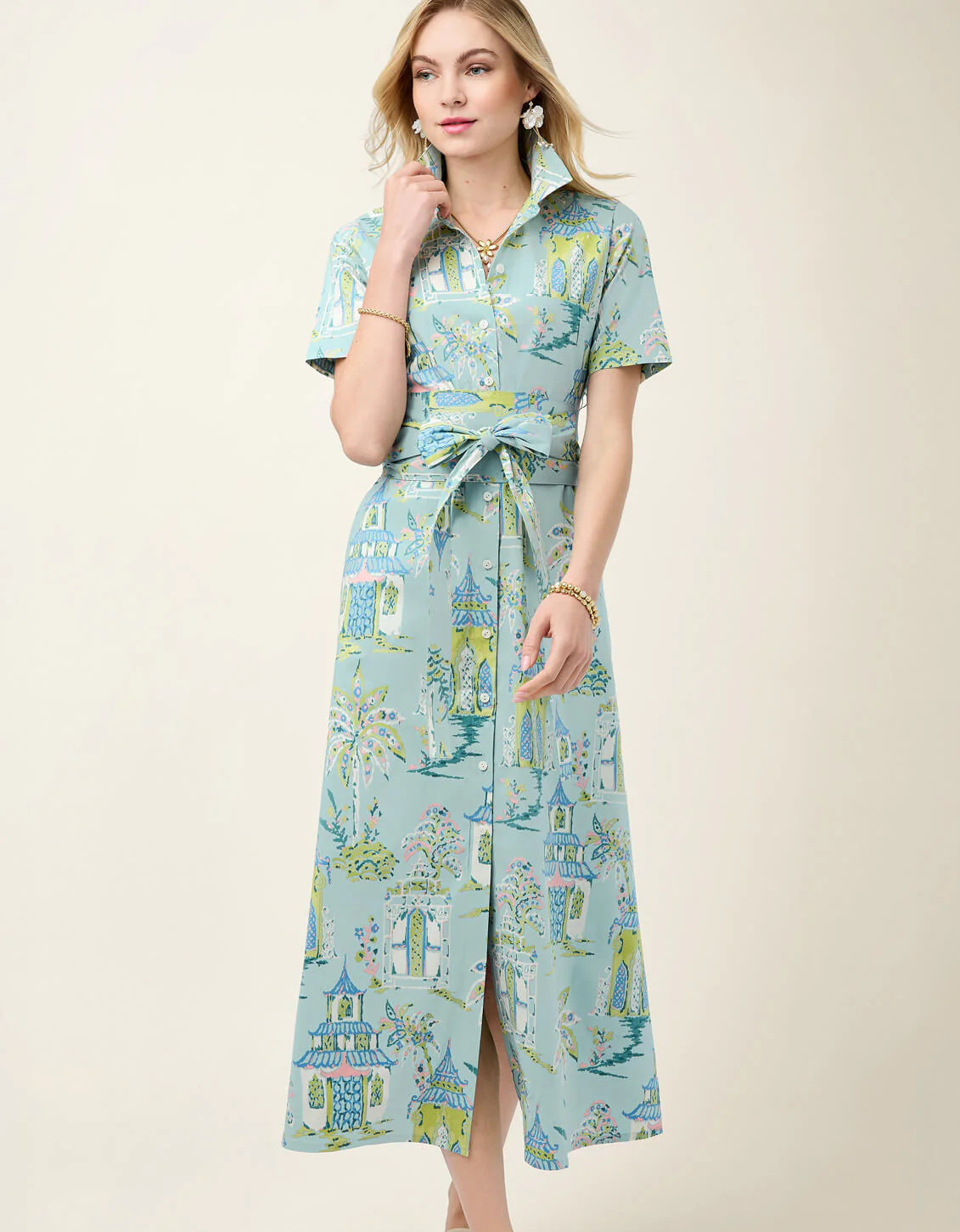 Kristen Midi Dress Flagler | Spartina 449