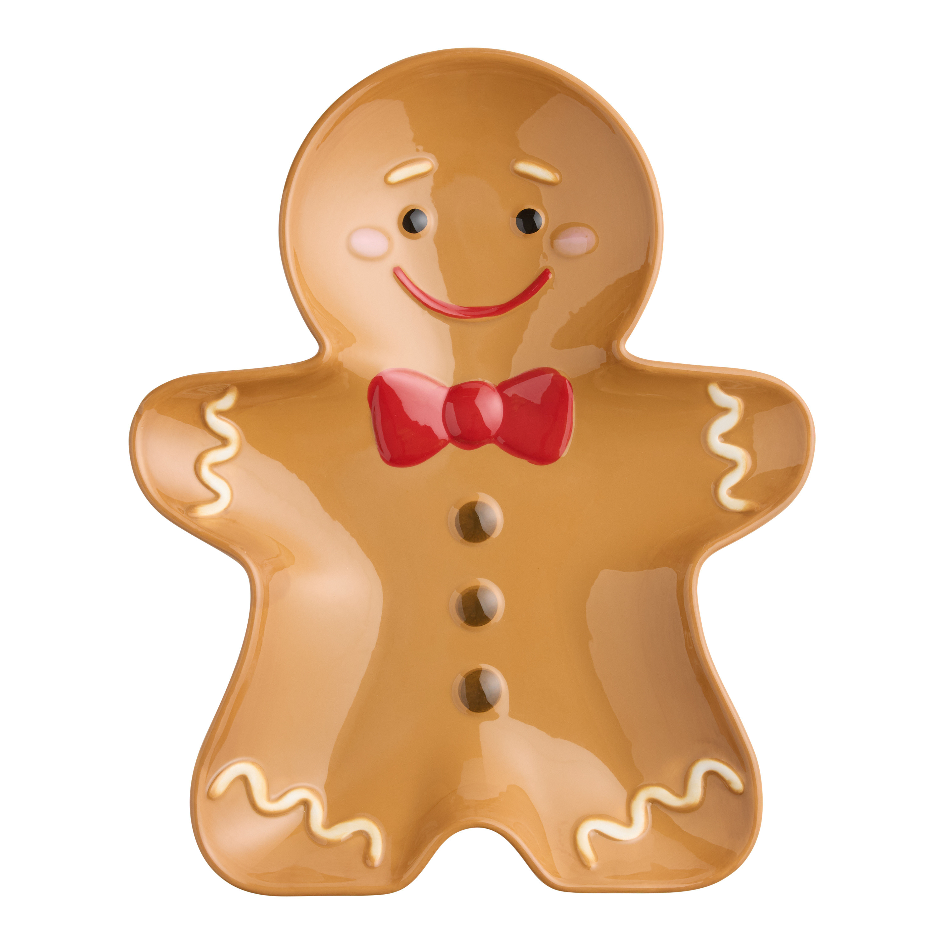 Gingerbread Man Figural Serving Platter | World Market