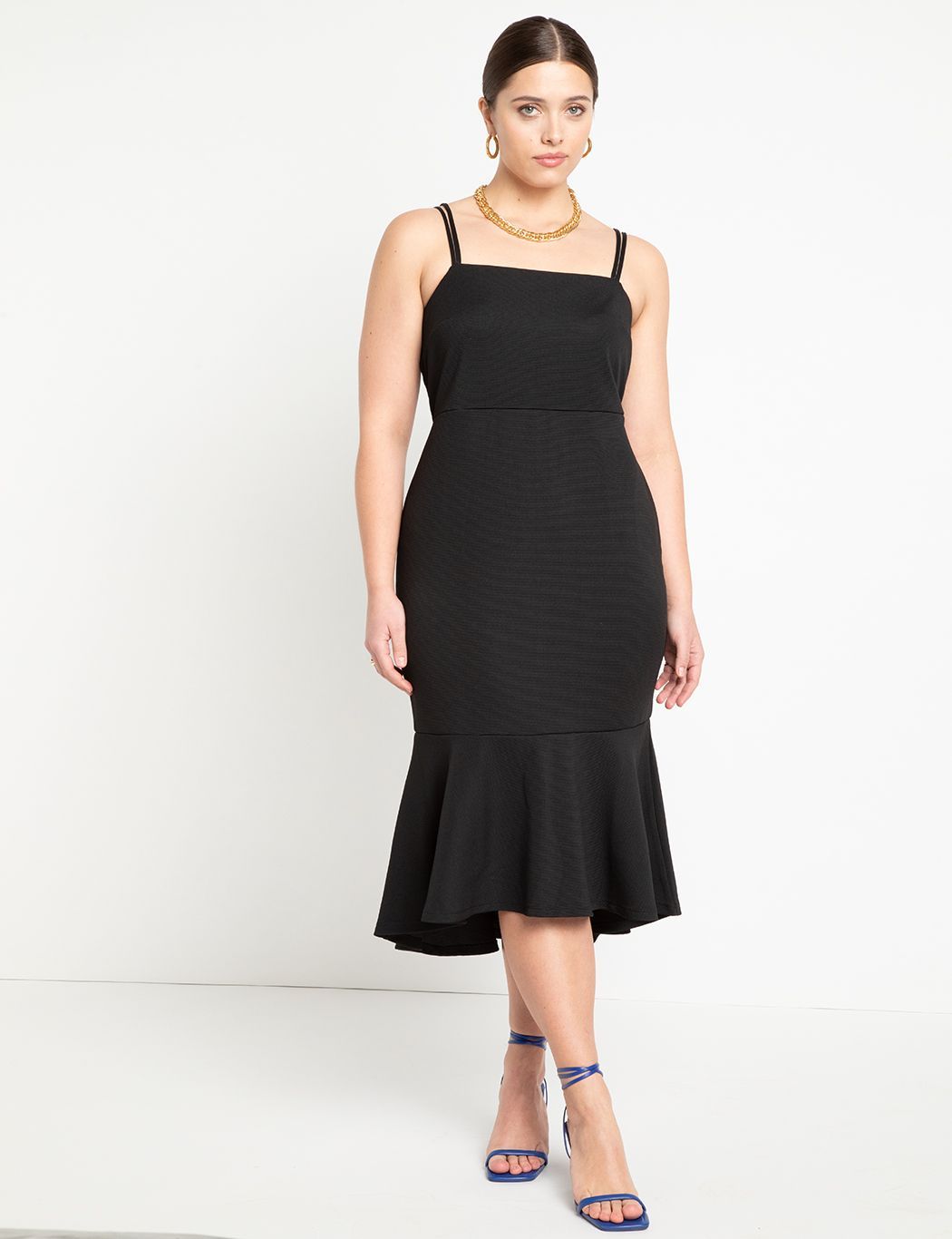 Fitted Trumpet Dress | Women's Plus Size Dresses | ELOQUII | Eloquii