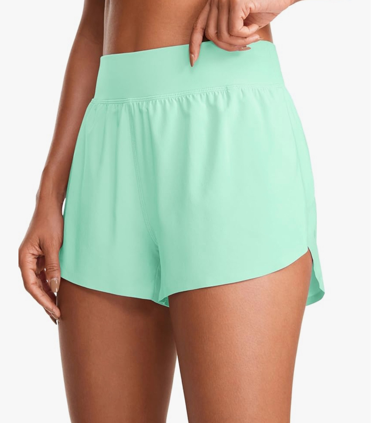 Lulu dupe running shorts seriously my fav!! I now own three of these… #runningoutfit #runshorts #amazonfinds 

#LTKMidsize #LTKActive #LTKFitness