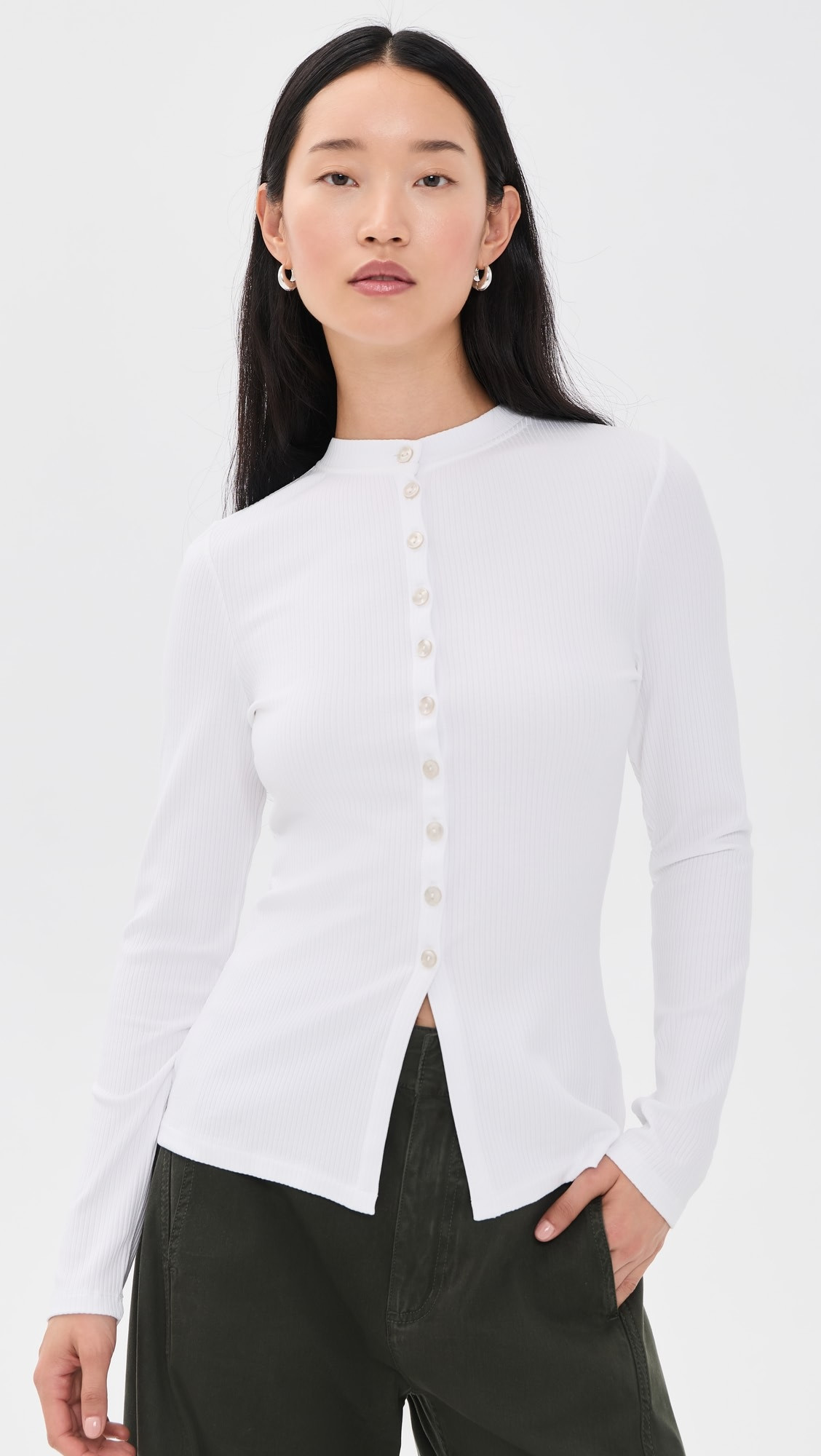 ALIGNE Daphne Ribbed Top | Shopbop | Shopbop