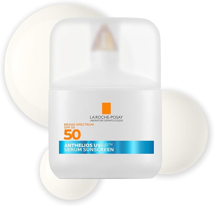 La Roche-Posay Anthelios UVAir Sunscreen Serum SPF 50 for Sensitive Skin, with Niacinamide, Hyalu... | Amazon (US)