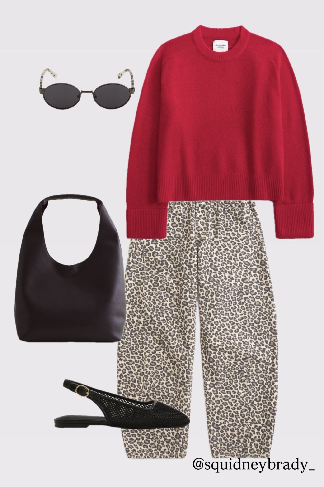 I love adding patterns to my outfits. A red sweater with the leopard pants gives a little holiday vibes while keeping it fun

Abercrombie sale, Abercrombie outfit, fall outfit, slouchy bag, date night outfit 

#LTKHoliday #LTKSeasonal #LTKSaleAlert