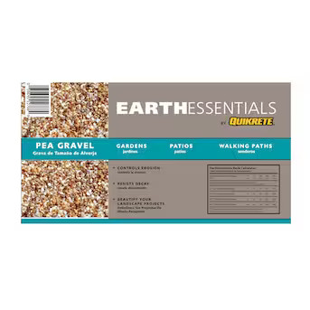 EARTHESSENTIALS BY QUIKRETE  0.5-cu ft Pea Gravel | Lowe's