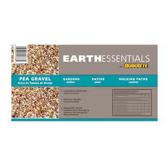 EARTHESSENTIALS BY QUIKRETE  0.5-cu ft Pea Gravel | Lowe's