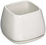 Torre & Tagus 902043A Mod Cube Planter, Small, White | Amazon (US)