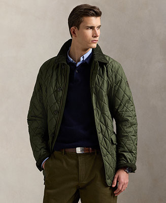 Men's Quilted Car Coat | Macy's