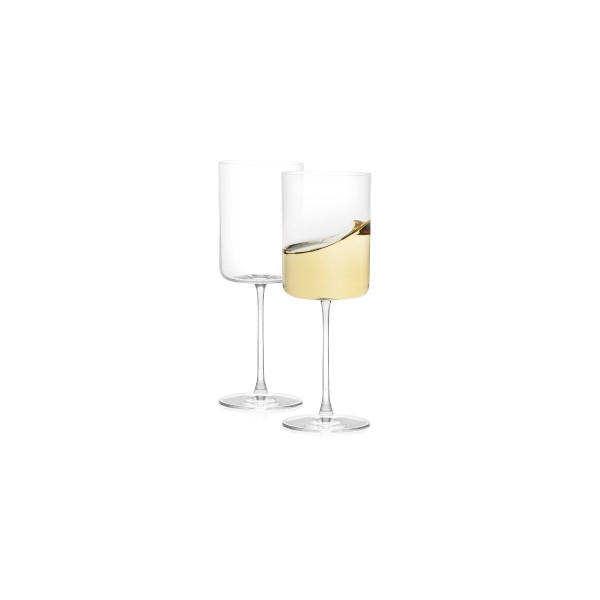 JoyJolt Claire Crystal White Wine Glasses – Set of 2 – 11.4 Ounce Wine Glass Set – Made in ... | Target