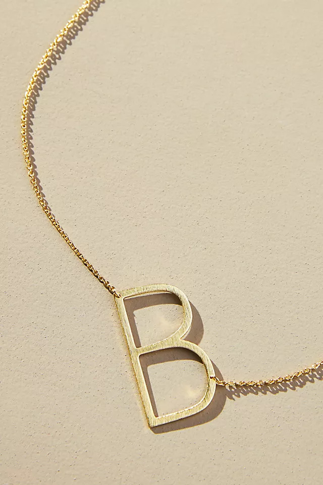 Monogram Pendant Necklace | Anthropologie (US)