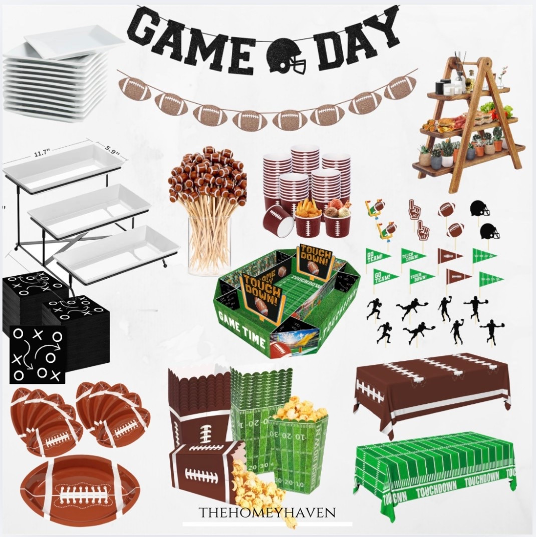 I love the superbowl! Everything from the game to the snacks, the commercials + the halftime show! But I also really love making it fun with cute football themed decorations!


Super Bowl decorations, Super Bowl decor, home, home decor, entertaining, Amazon finds, family, winter outfits, Super Bowl hosting

#LTKKids #LTKSeasonal #LTKHome