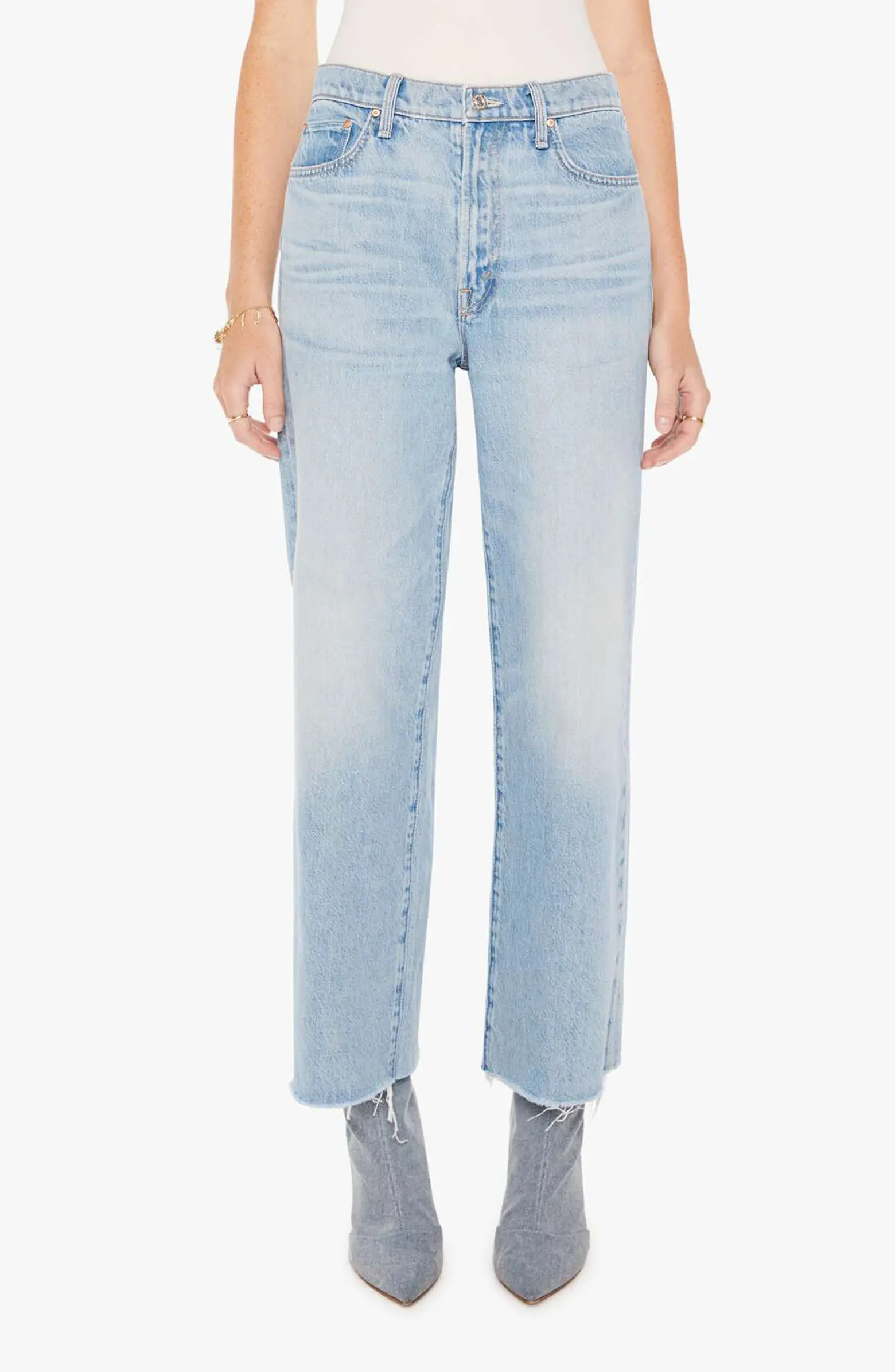 The Rambler Raw Hem Ankle Straight Leg Jeans | Nordstrom