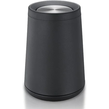 Household Swing Black Bathroom Trash Can，Brushed Stainless Steel，10 L/3 Gallen，Garbage Can with Flip | Walmart (US)