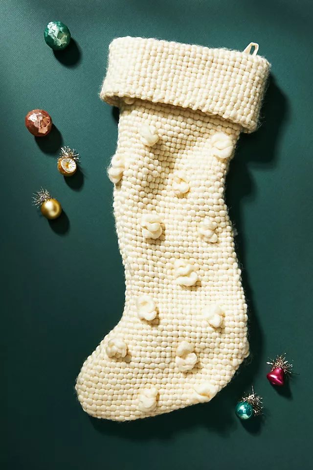 Textured Bobble Stocking | Anthropologie (US)