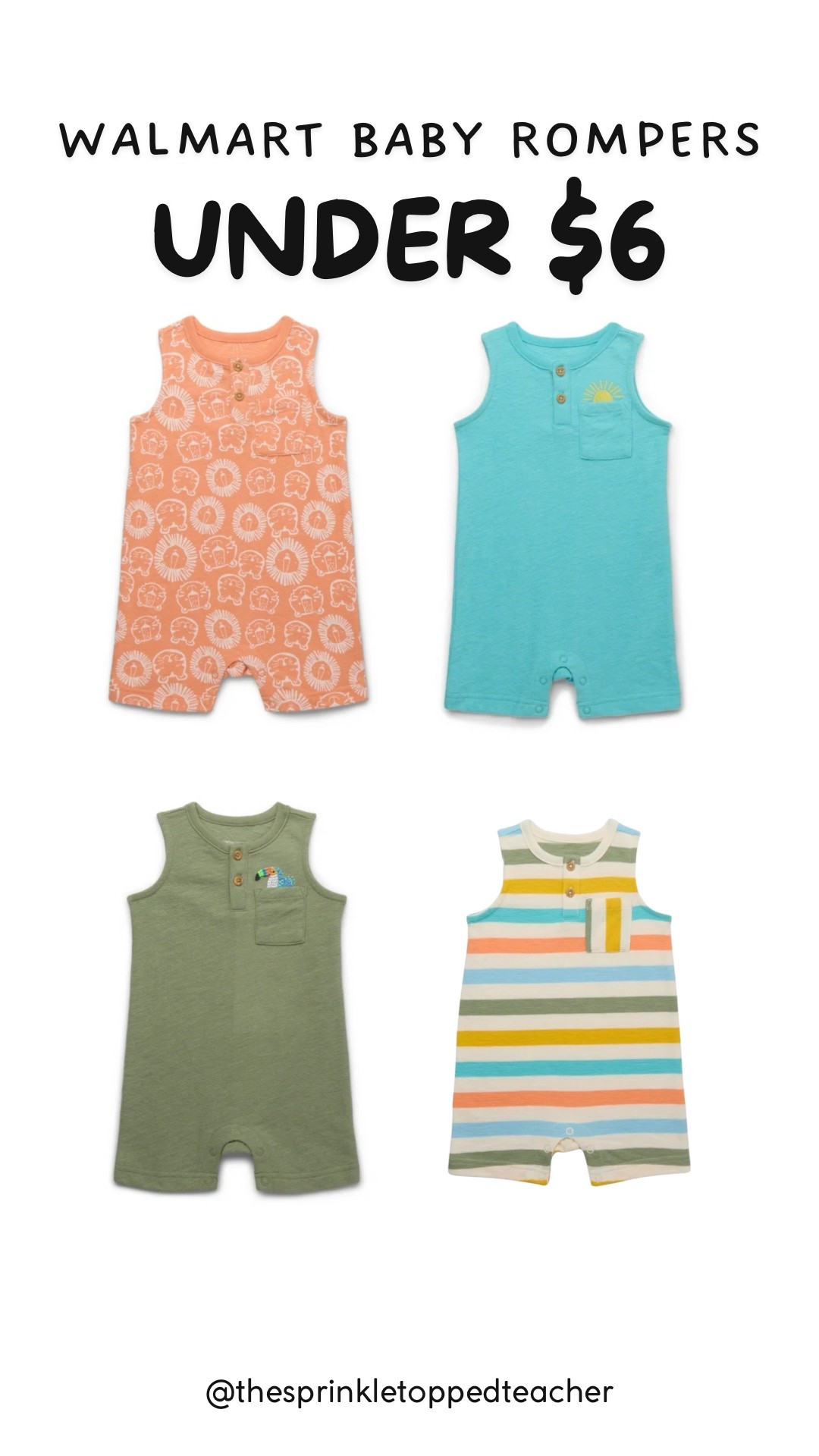 The cutest baby outfits! I love these for my boys in summer! And under $6!? Yes please!

#LTKBaby #LTKFamily #LTKKids