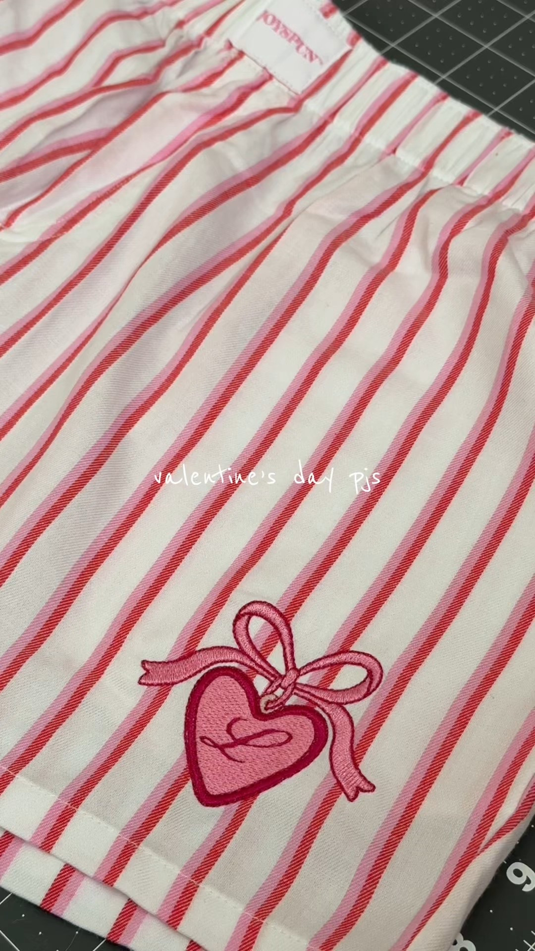 embroidered valentine’s day pjs! links to etsy embroidery file and shorts!

#LTKValentine #LTKootd #LTKSeasonal