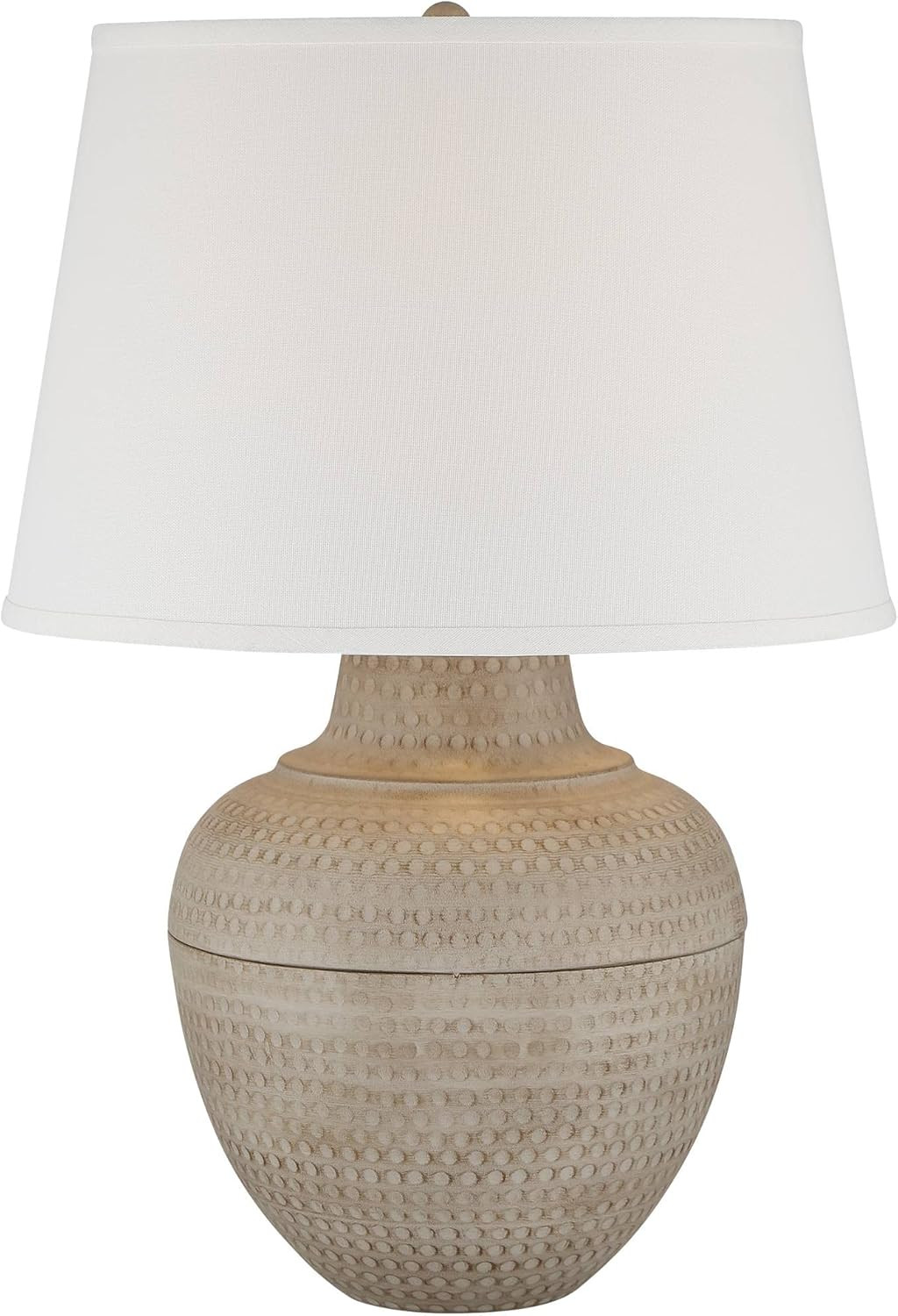 Brighton Farmhouse Beige Metal Table Lamp - 360 Lighting | Amazon (US)