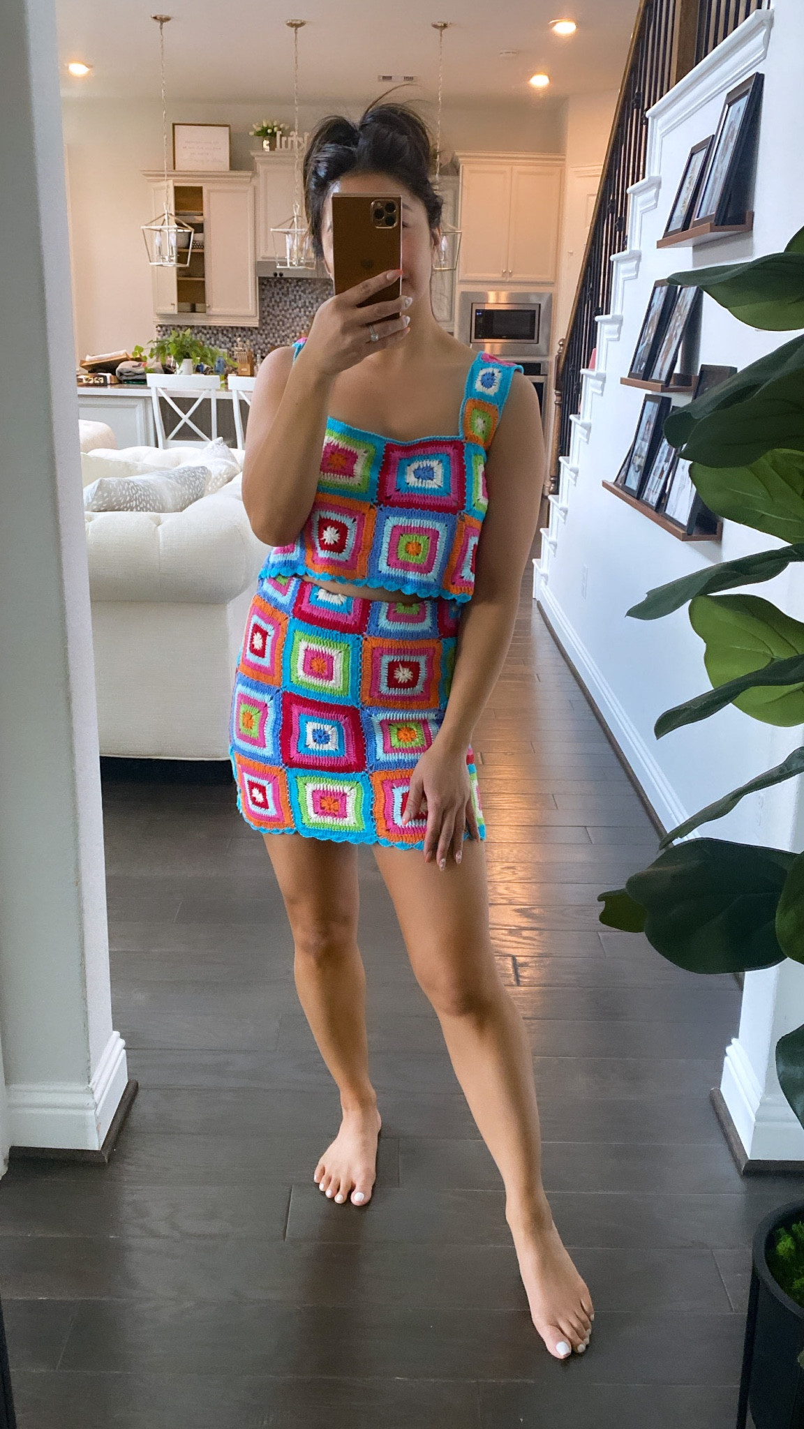 Crochet set from show me your mumu
Wearing a small top and medium in the skirt 

Cruise outfits, 

#LTKtravel #LTKswim