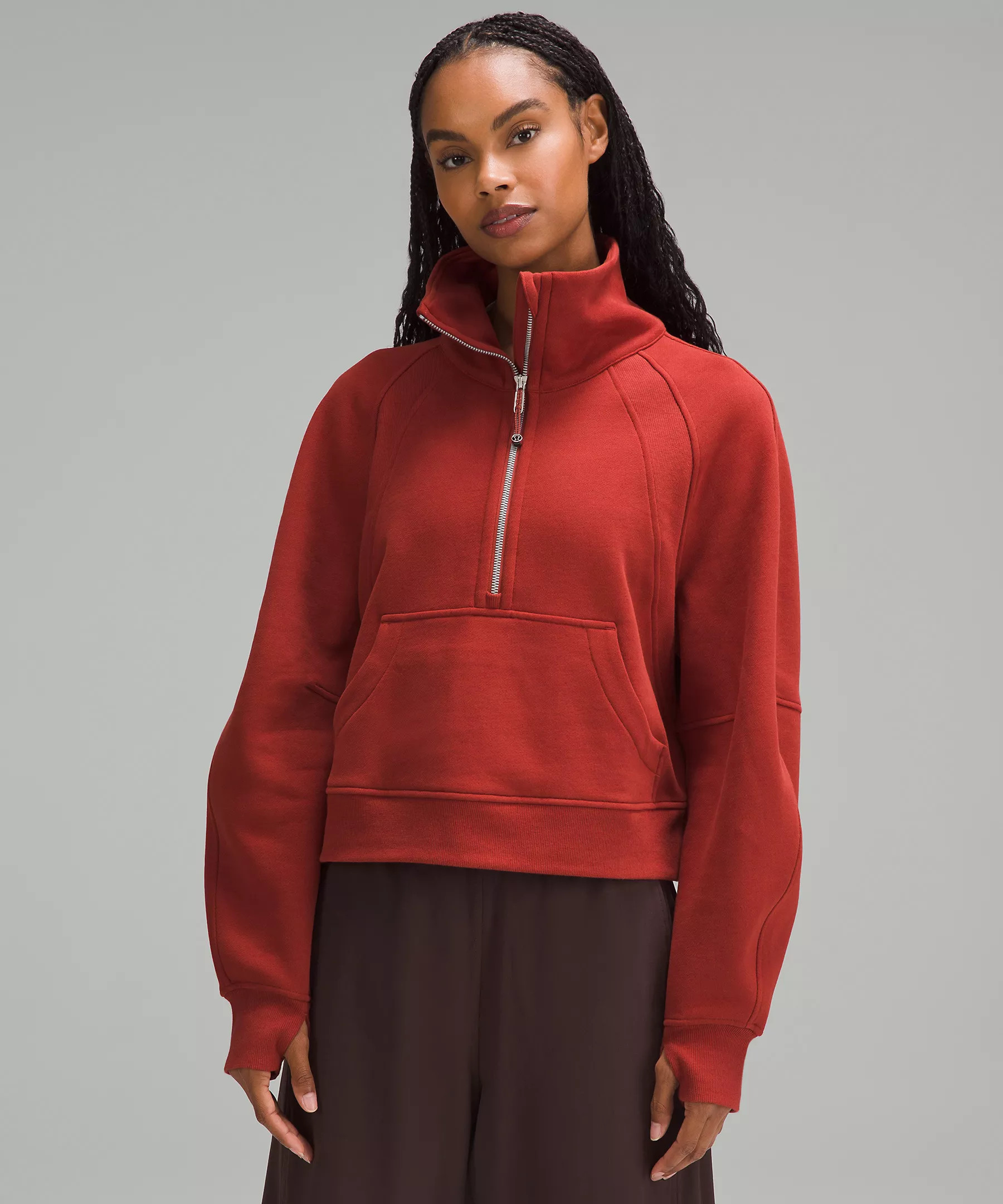 Scuba Oversized Funnel-Neck Half Zip | Women's Hoodies & Sweatshirts | lululemon | Lululemon (US)