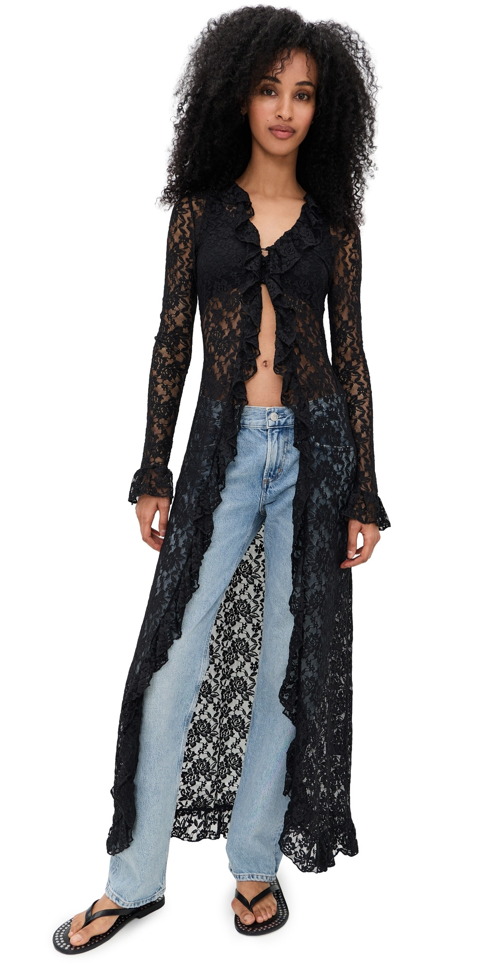Lioness Long Nights Maxi Dress Noir XXL | Shopbop