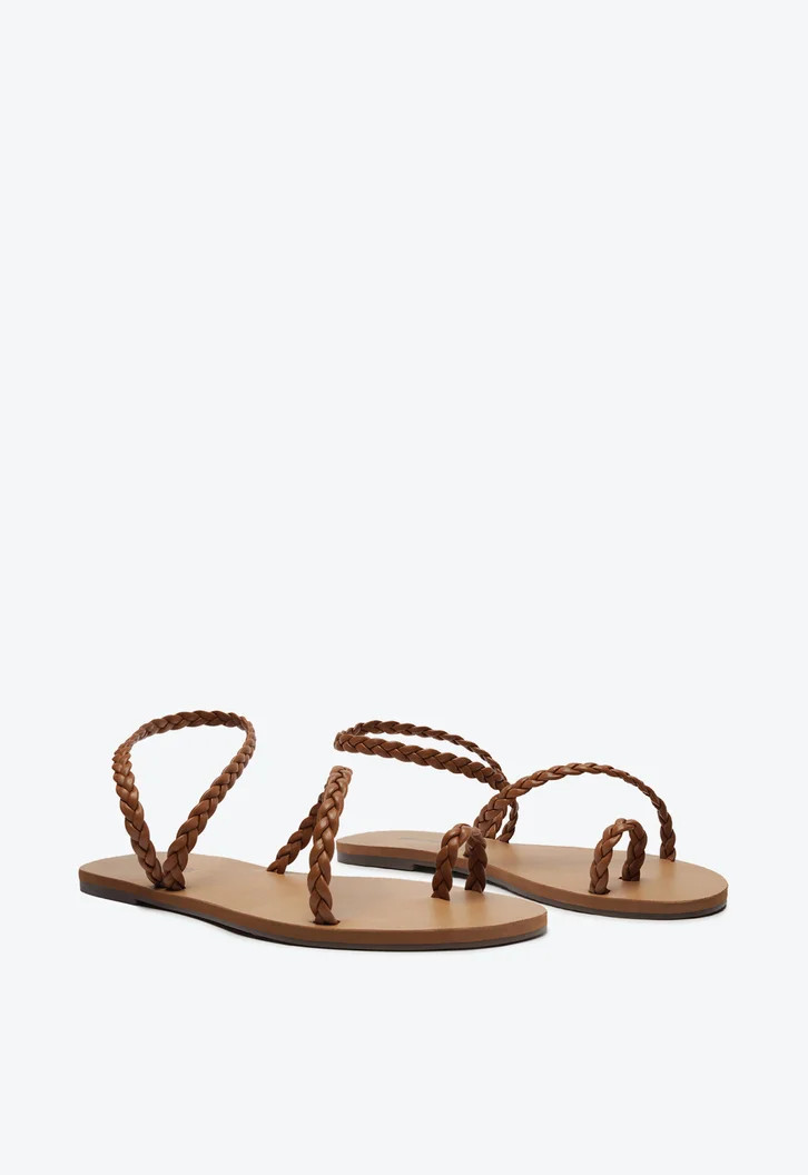 Sandália Marrom Anacapri Tira Trançada | ZZ Mall (BR)