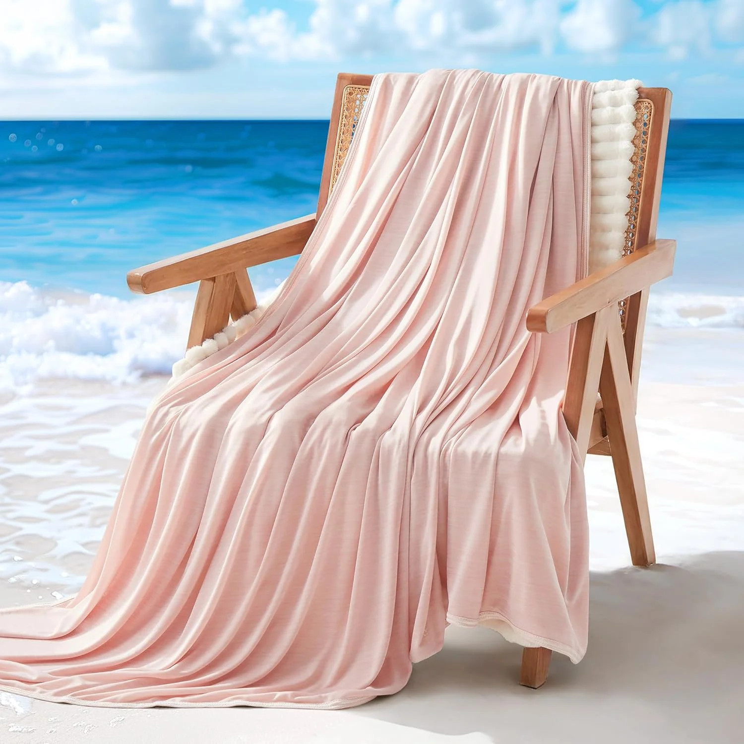 Cool Touch Reversible Cooling Throw Blanket for Hot Sleepers | Sleep Zone