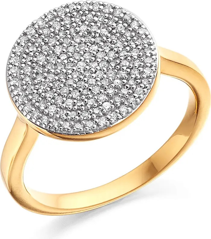 Monica Vinader Ava Diamond Disc Ring | Nordstrom | Nordstrom
