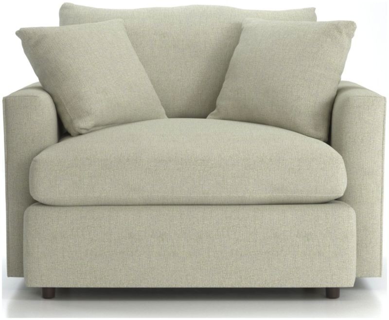 Lounge II Beige Chair and a Half + Reviews | Crate and Barrel | Crate & Barrel