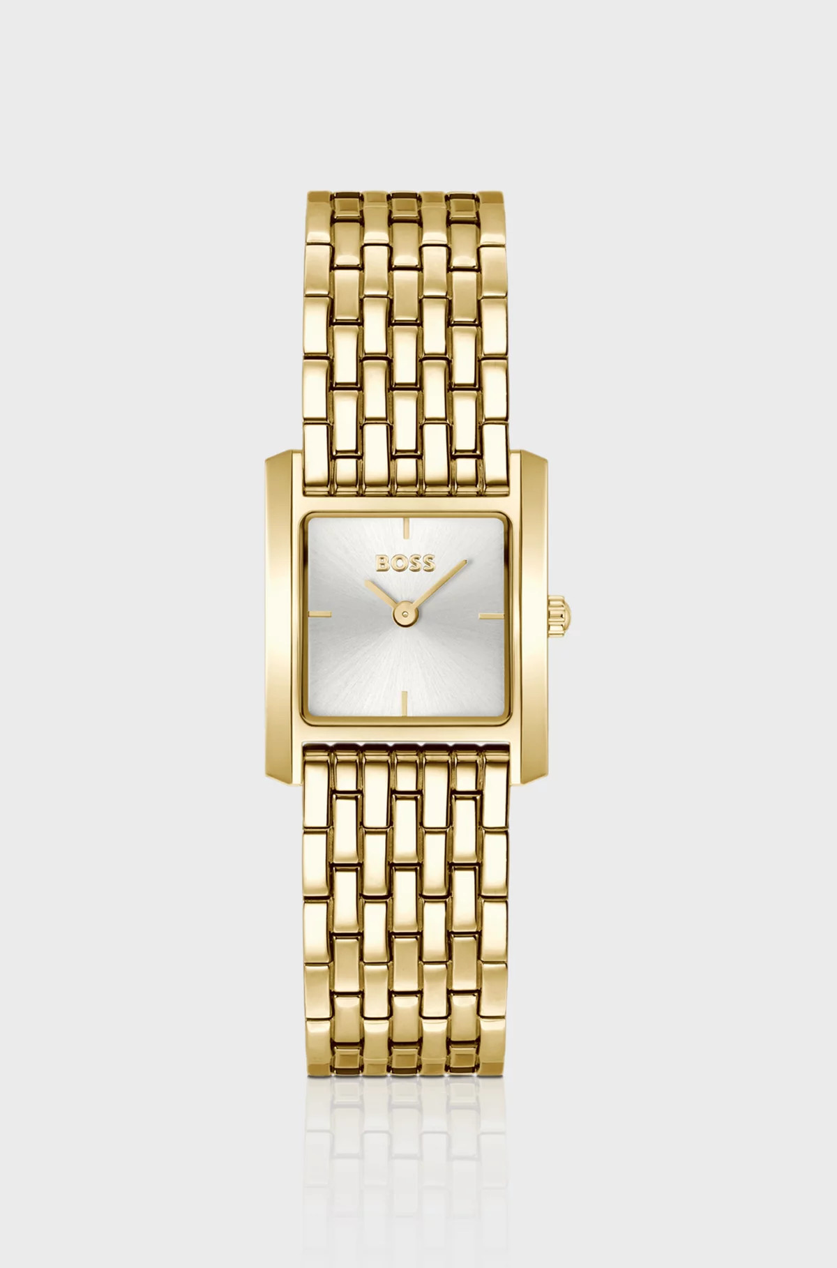 LUCY SCALA Gold-tone watch with square case | Hugo Boss (UK)