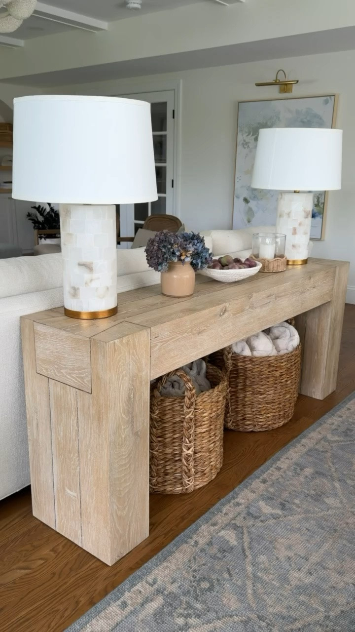 One of my favorite Wayfair finds! I love a good chunky console table and this one looks perfect behind our family room couch!

#LTKHome