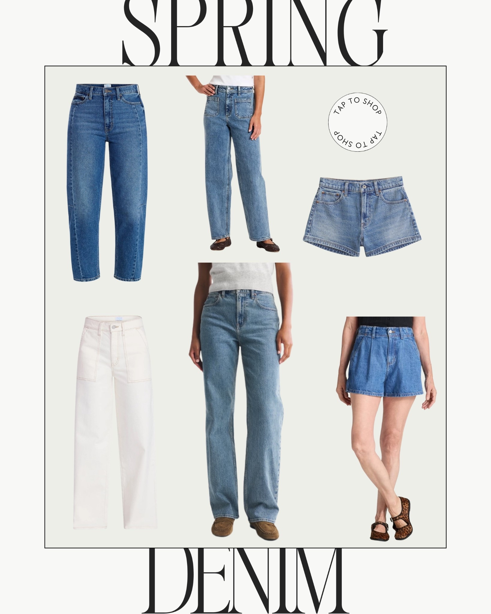 Spring // spring denim // white denim // light denim // denim shorts // Walmart // Abercrombie 

#LTKSeasonal #LTKspringtrends #LTKspring