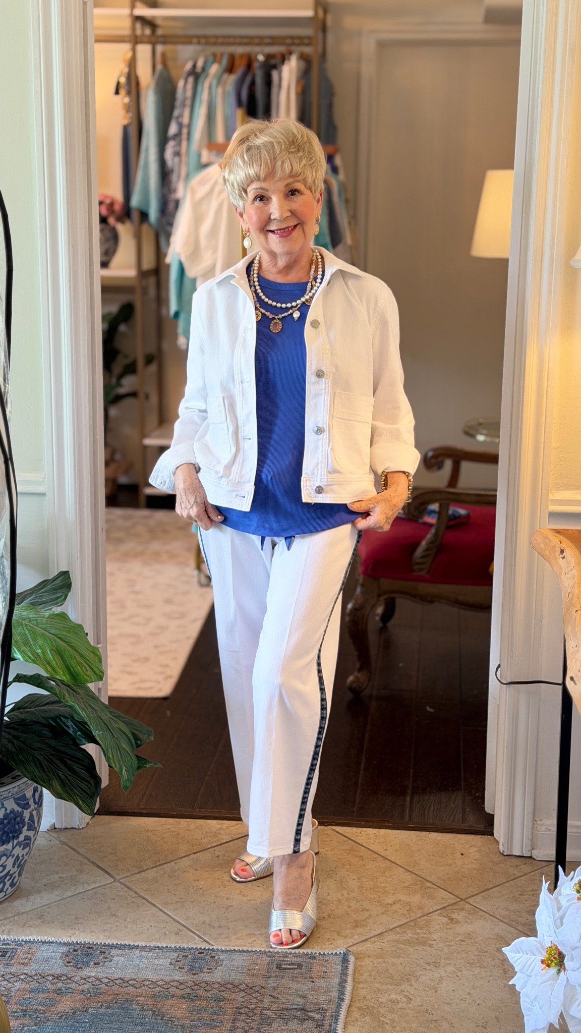 Mimi’s cute chicos outfit! love the white on white with the pop of Blue 💙

#LTKootd #LTKgrwm #LTKSeasonal
