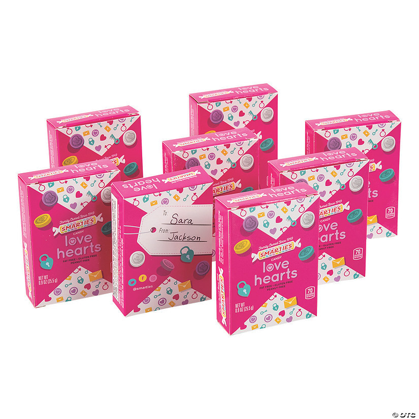 Bulk 96 Pc. Smarties® Valentine Candy Love Hearts | Oriental Trading Company