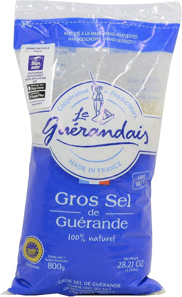 Amazon.com : Le Guerandais Coarse Sea Salt Gros Sel De Guerande, 1.76 Pound : Grocery & Gourmet F... | Amazon (US)