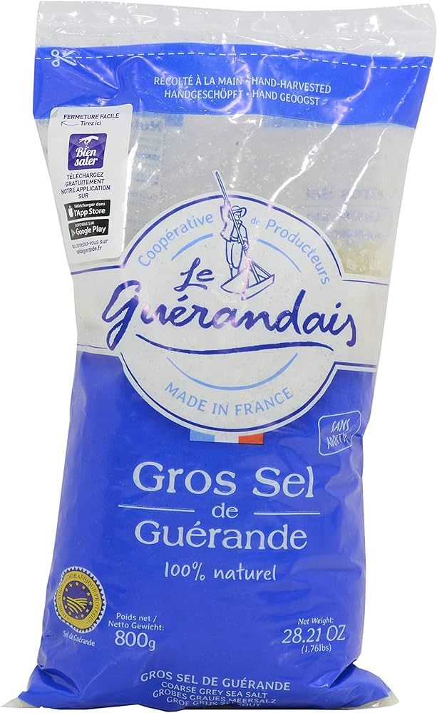 Amazon.com : Le Guerandais Coarse Sea Salt Gros Sel De Guerande, 1.76 Pound : Grocery & Gourmet F... | Amazon (US)