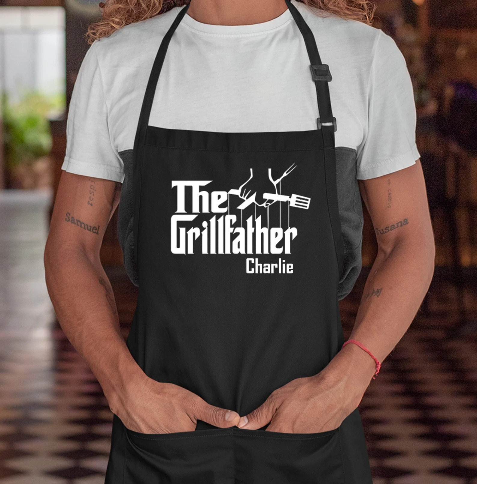 The Grillfather Apron Grill Apron Custom Apron Personalized - Etsy | Etsy (US)