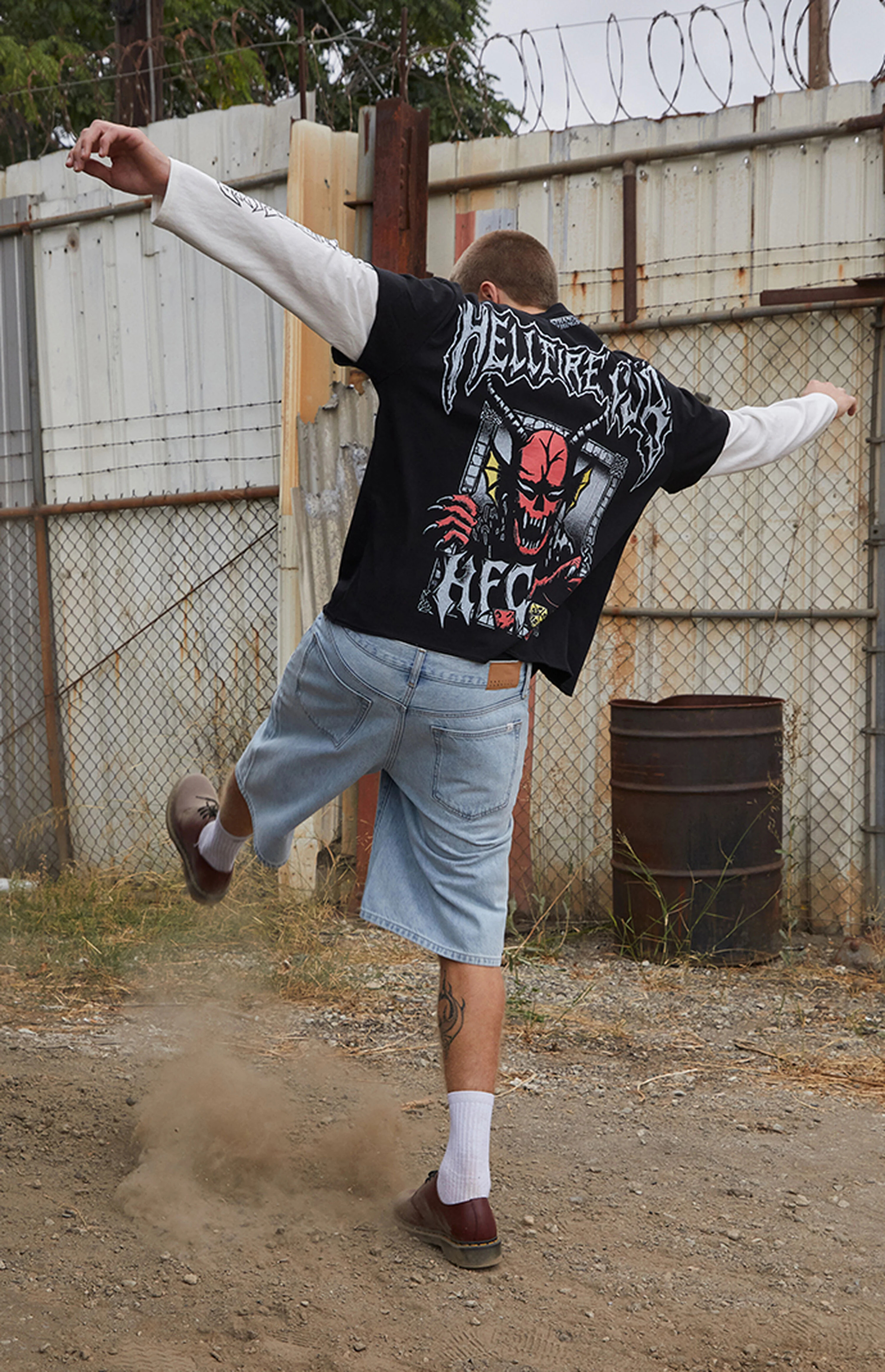 Netflix x Stranger Things Hellfire Club Dungeon Twofer Long Sleeve T-Shirt | PacSun