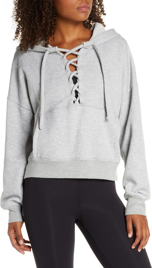 Believe It Lace-Up Hoodie | Nordstrom Rack