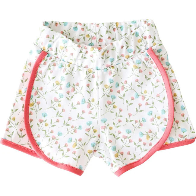 Pineapple Sunshine | Pink Arabella Play Shorts (Multicolor, Size 18-24M) | Maisonette | Maisonette