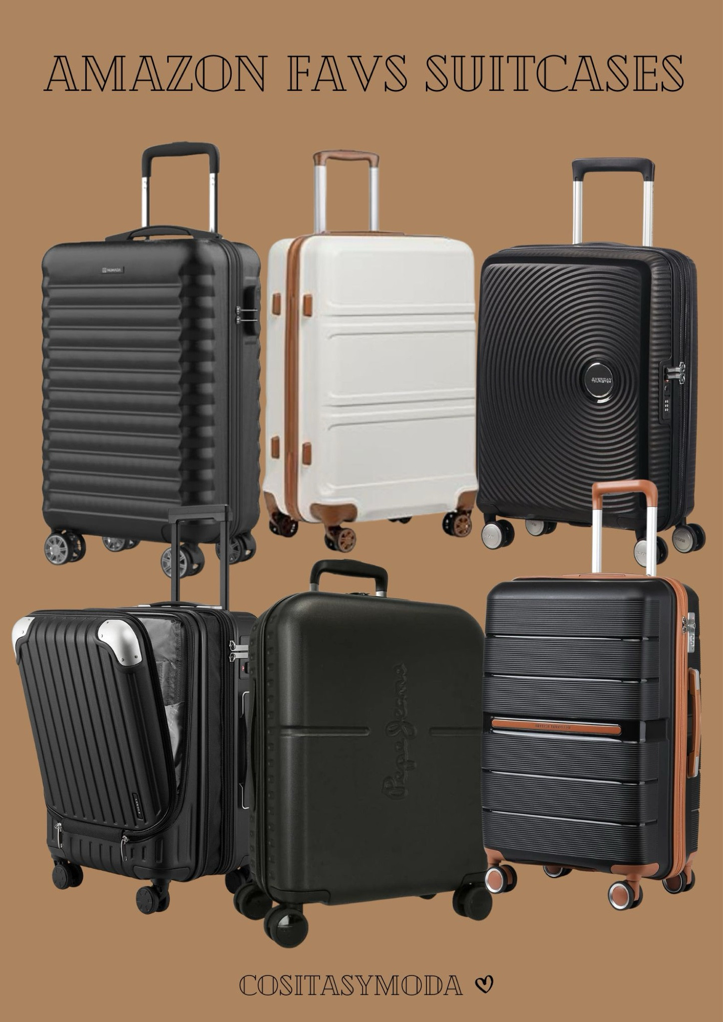 Amazon Favorite Suitcases | Cositasymoda 🖤🤎🤍
•
Follow my shop on the LTK app to shop this post and get my exclusive app-only content! 

#LTKbag #LTKeurope #LTKtravel