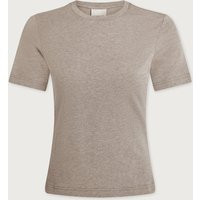 Regina Fitted Tee | Varley US, Taupe Marl / XXS | Varley US