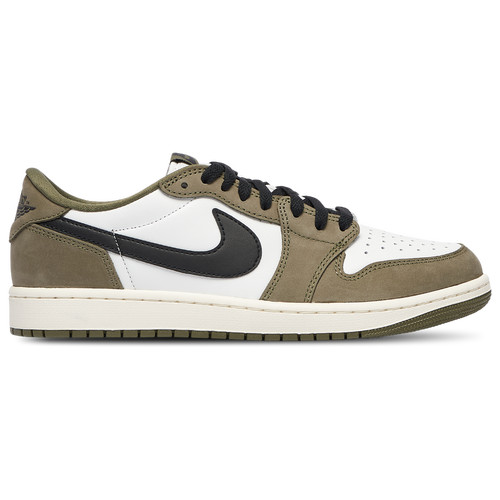 Jordan AJ 1 Retro Low OG - Mens Medium Olive/Black/Summit White Size 8.0 | Champs Sports