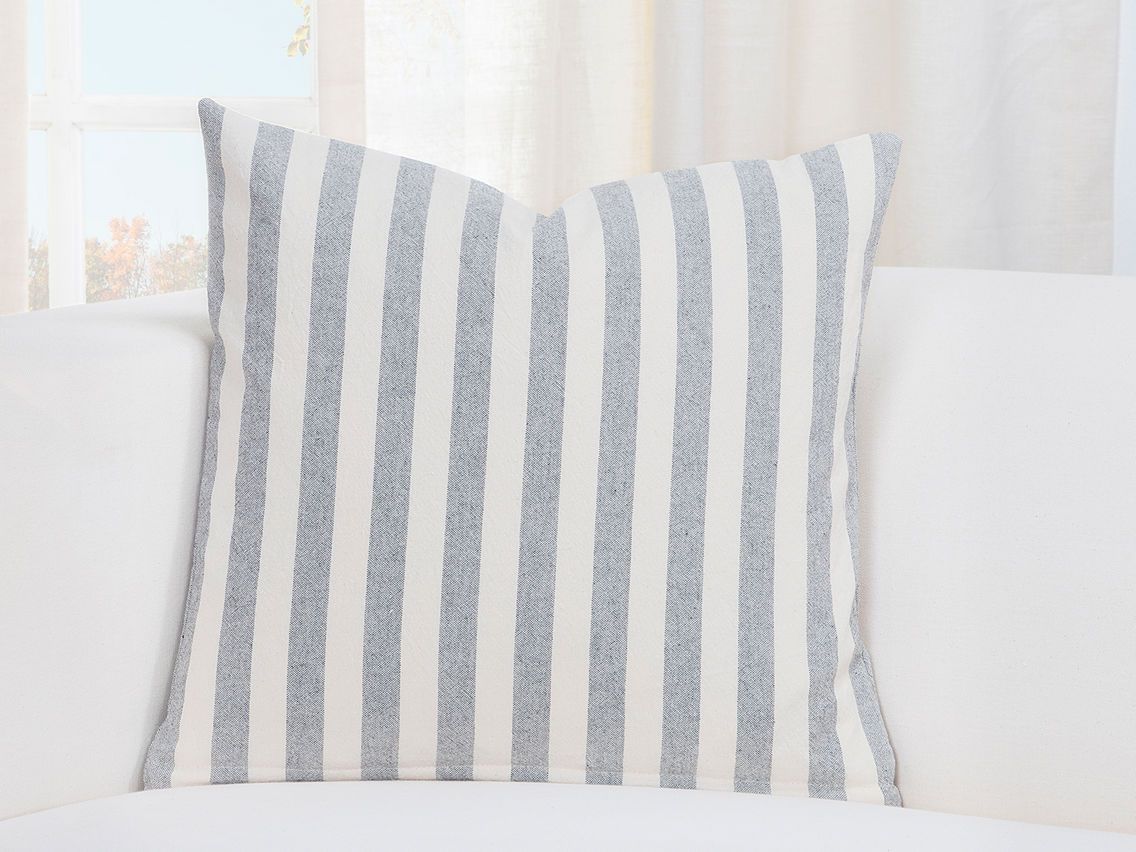 Siscovers Farmhouse Striped Designer Throw Pillow | Mattress Firm | Mattress Firm