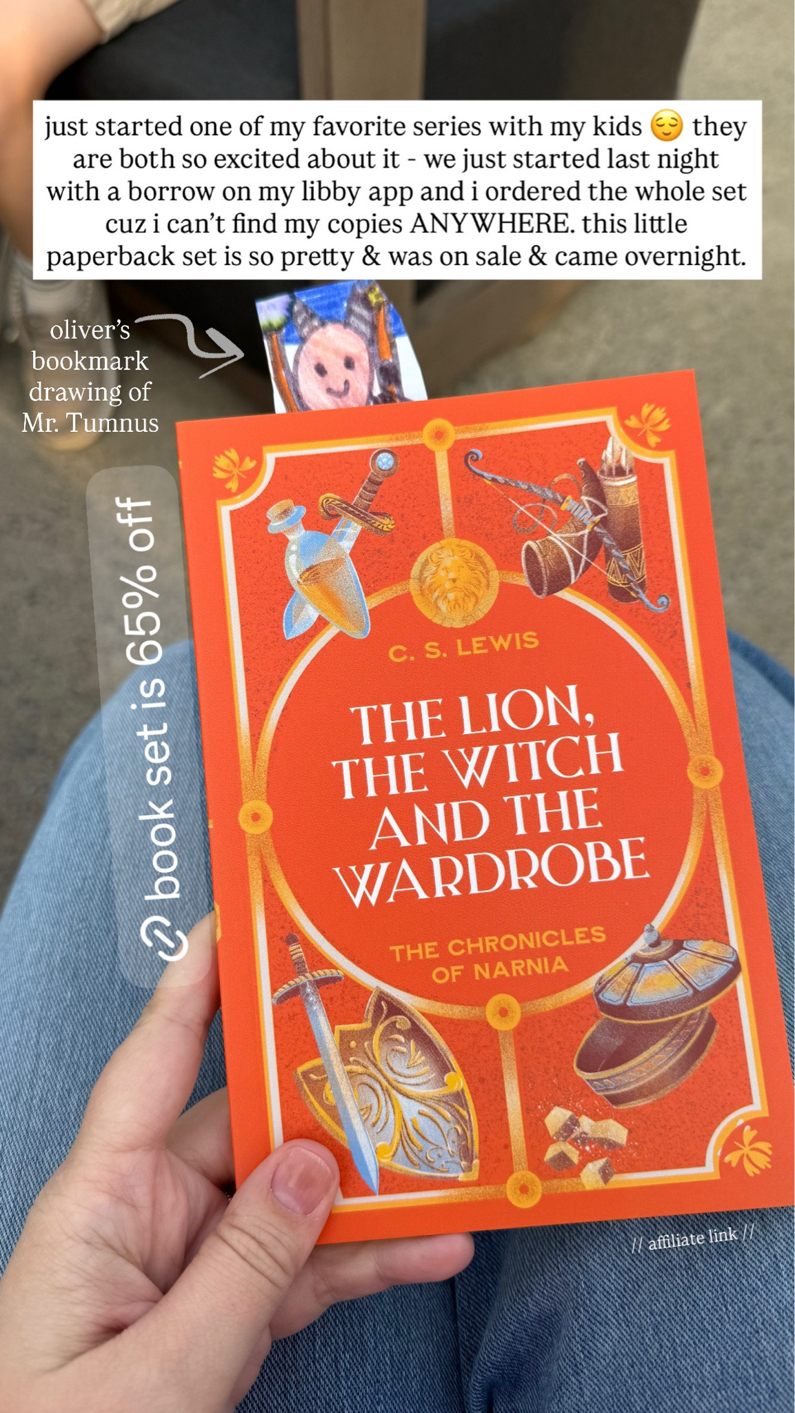 just started one of my favorite series with my kids - they are both so excited about it - we just started last night with a borrow on my libby app and i ordered the whole set cuz i can't find my copies ANYWHERE. this little paperback set is so pretty & was on sale & came overnight.

#LTKmomlife #LTKdayinmylife #LTKKids