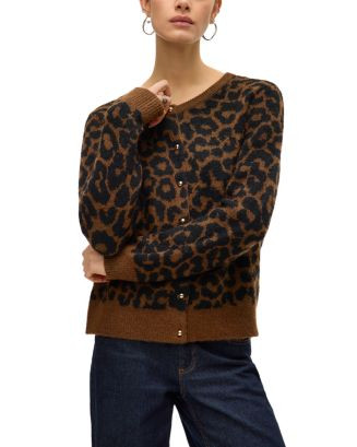 Newkai Leopard Cardigan | Bloomingdale's (US)