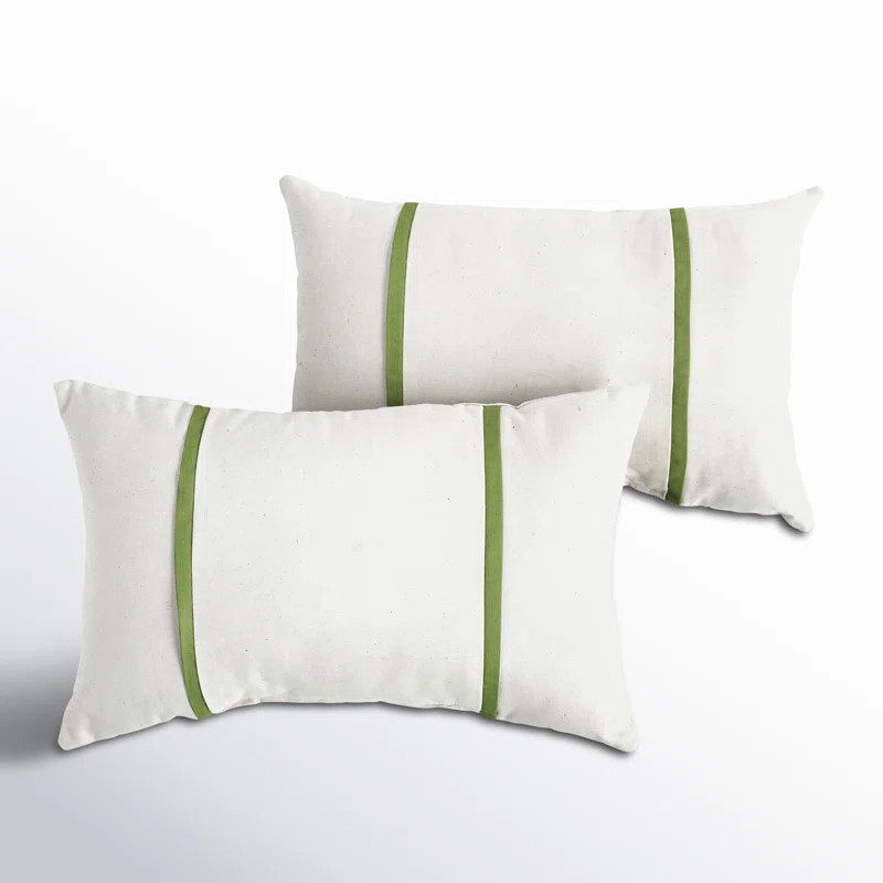 Furston Striped Indoor/Outdoor Lumbar Throw Pillow | Birch Lane