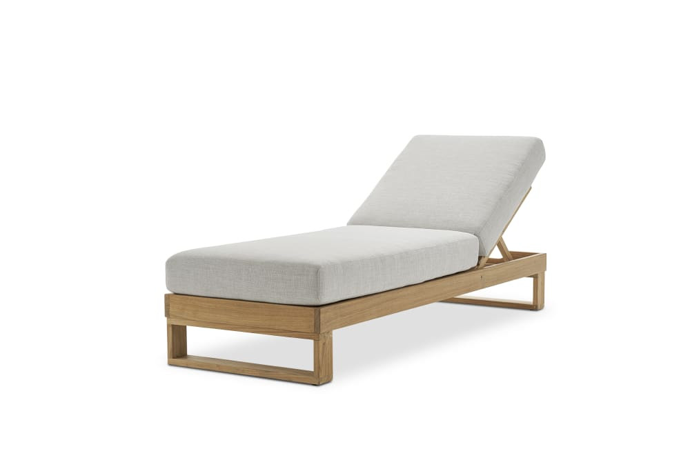 Rio Outdoor Teak Chaise Lounge | Castlery | Castlery US