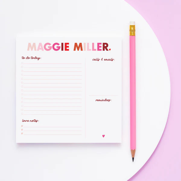 Valentine Daily Task Notepad | Joy Creative Shop