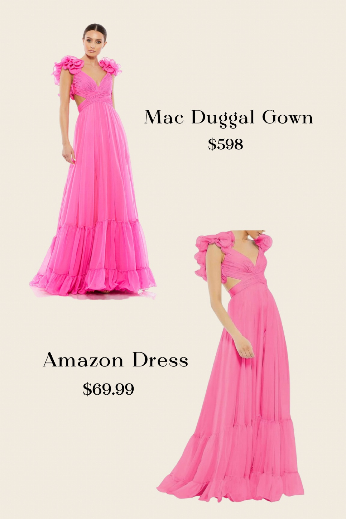 RUFFLE TIERED CUT-OUT EMPIRE WAIST … curated on LTK